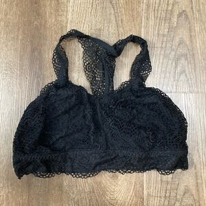 Cacique Black Lace Bralette Bra Wireless Black Size 18/20